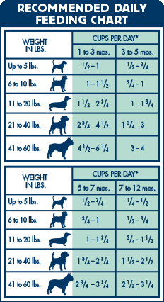 blue buffalo dog food feeding guidelines
